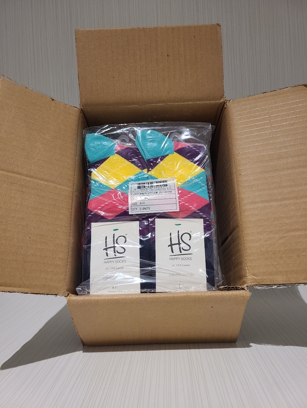 Wholesale Case Of 24 Happy Socks Women Pairs $287.76 Total Retail